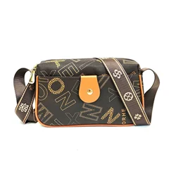 New Fashion Fashion Wide Braid with Retro Pattern Shoulder Diagonal Women Bag Luxury Brand