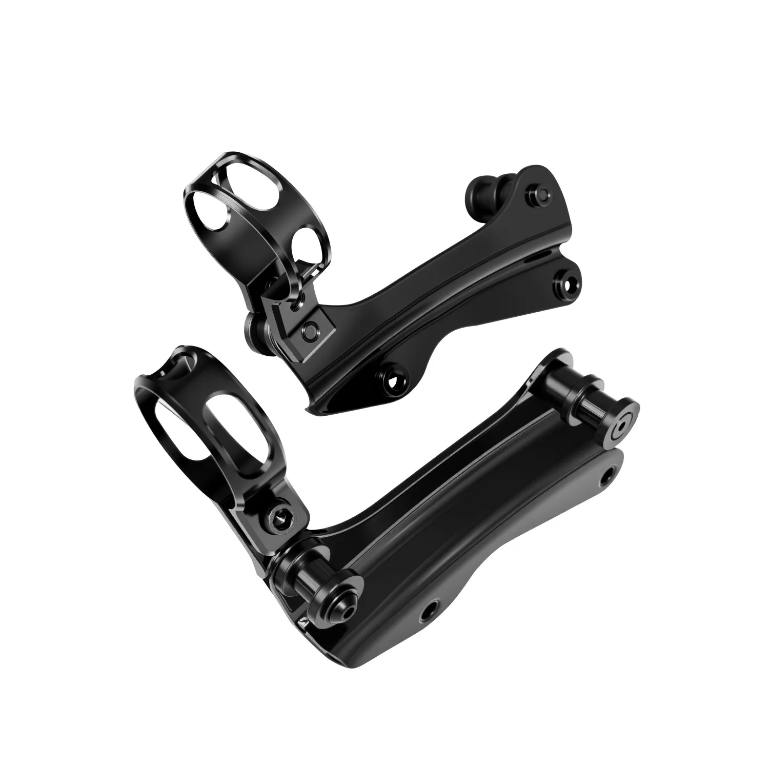 

Motorcycle Parts Black Pro-4 Docking Hardware for Remote Reservoir for Harley Touring 2014-2026 Easy to Insatall