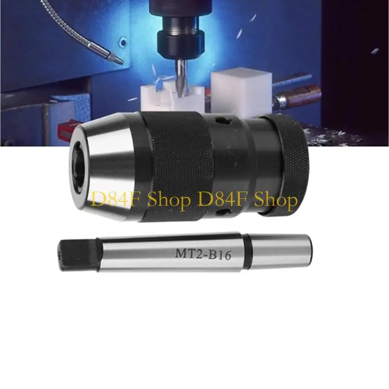 D84F 1‑16Mm MT2‑B16 Keyless Drill Chucks Morses Taper for Workshop and DIY Use