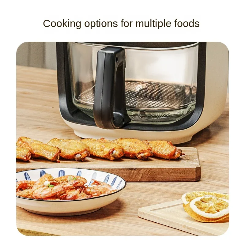 Air Fryer New Homehold Intelligent Transparent Visual Electric Frying Oven Automatic Multi-Functional Integrated
