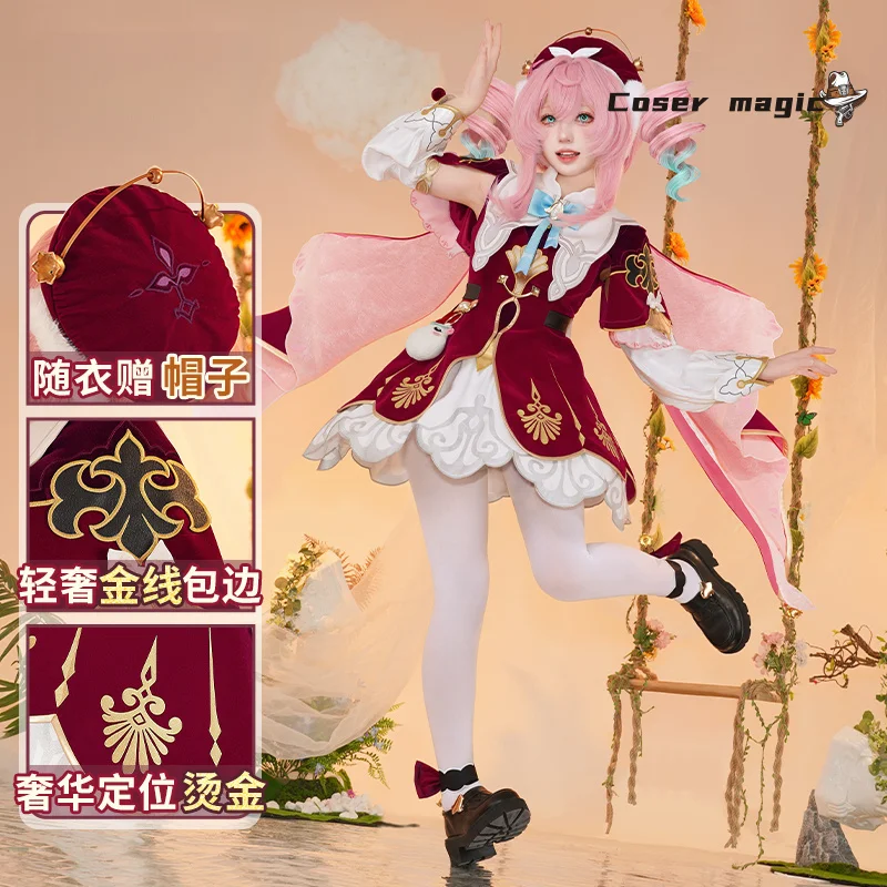 

Honkai: Star Rail Hyacine Cosplay Costume Hyacinthia Uniform Halloween Carnival Party Christmas Play Role Clothes Clothing