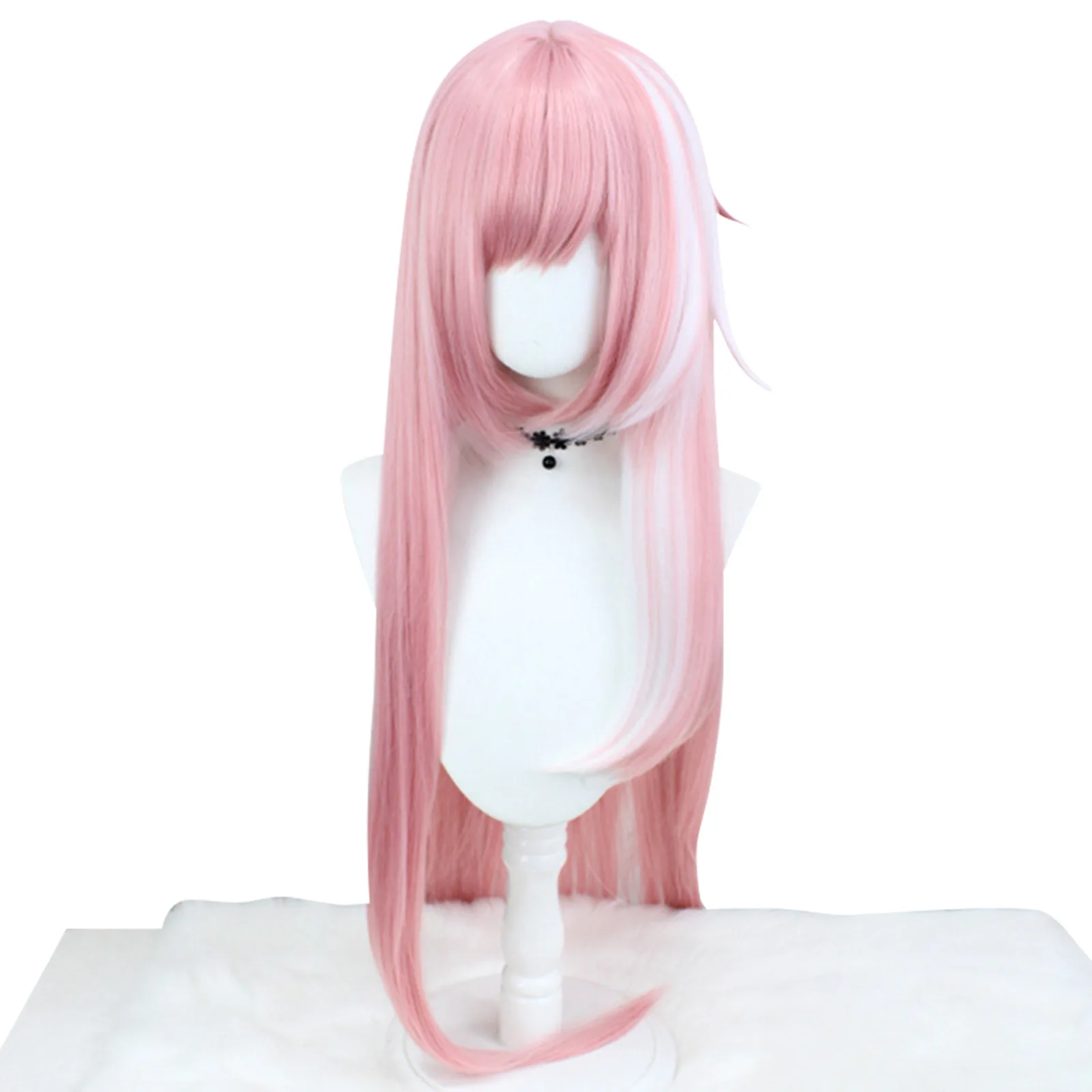 Anime Game Honkai Impact 3 Cosplay Elysia Costume Angel Returns Powder White Evening Dress Wig Woman Christmas Customized Suit