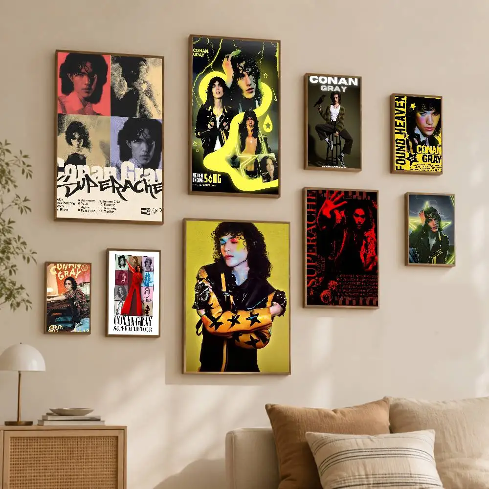 Po-p Sing-er- Co-nan Gr-ays- Wall Poster Art Print Home Decor Room Decoration Modern Artwork For Living Room