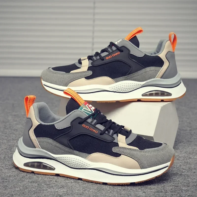 Men Sneakers Male Casual Vulcanized Tenis Luxury Trainer Mesh Breathable Fashion Lace Up Running Zapatillas De Deporte image 4
