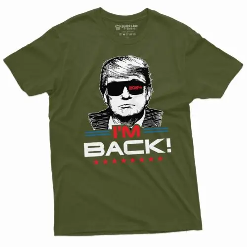 I'm Back Trump T-shirt  Trump 2024 Re-election Tee shirt Presidential tee