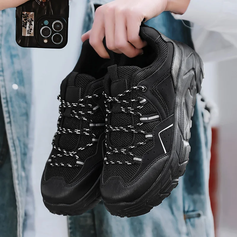 

Мужская спортивная обувь больших размеров с низким вырезом для приключений, износостойкая и нескользящая удобная уличная походная обувь, модная походная обувь