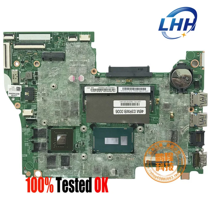 

14217-1M 448.03N03.001M mainboard For Lenovo Flex 3-1570 YOGA 500-15IBD Laptop Motherboard With i5 i7 5th CPU 940M 2GB