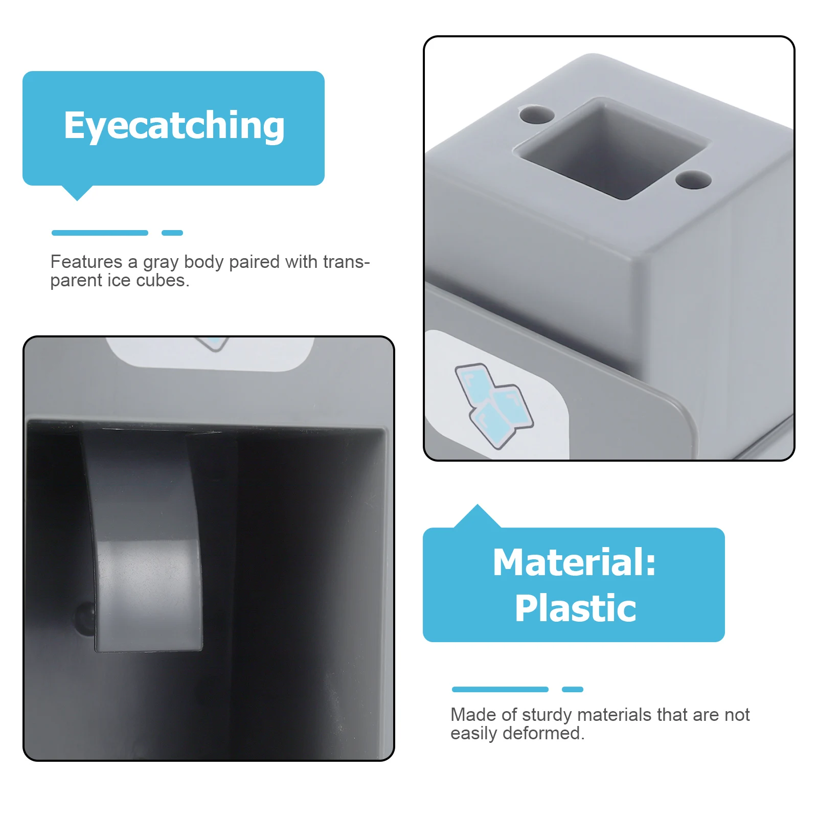 Kids Maker Kinderen Fantasiespel Keukenapparaat Met Ijsblokjes Waterbeker Simulatie Faux Ice Maker Speelset Voor Peuters