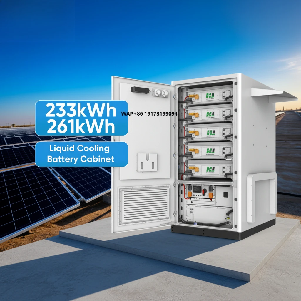 HJ High Capacity Battery Energy Storage System BESS 233kWh 261kWh for Commercial Solar Plant Grid Backup OEM Service