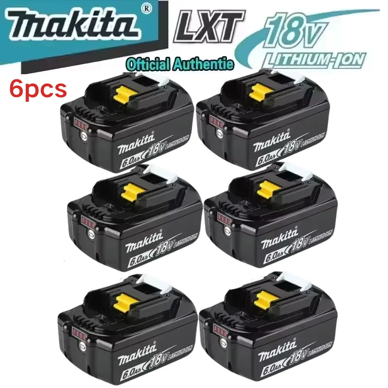 

Genuine Makita 6.0-9.0Ah rechargeable battery/ can replace BL1860B, BL1850B, BL1830B BL1815Nsuitable for Makita 18V tools DTW700