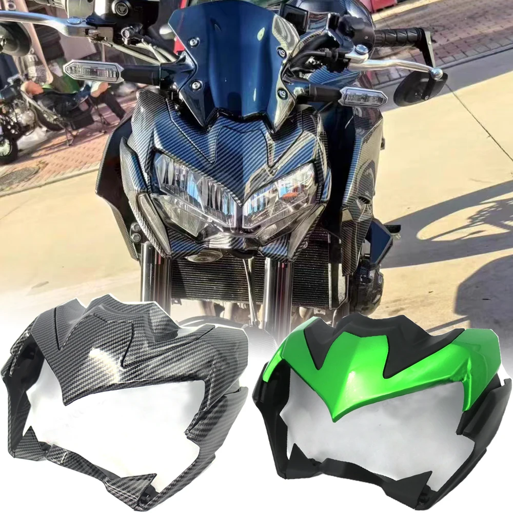 

Motorcycle Front Lower Upper Beak Nose Fairing For Kawasaki Z900 SE 2020 21 2022 2023 2024 Z 900 Headlight Side Cover Cowl Panel