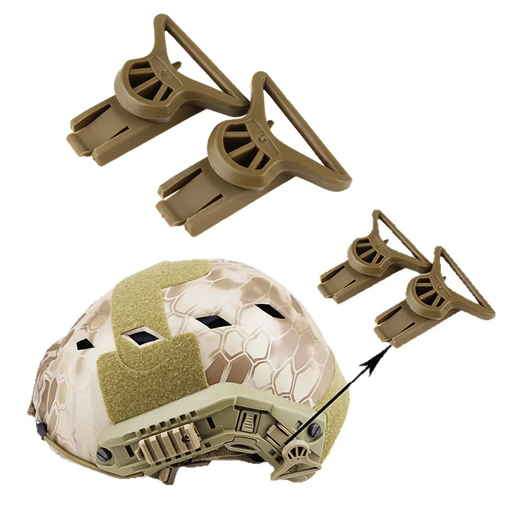 

Тактические детали для шлема CS, 19 мм, очки ночного видения, вращающийся зажим, аксессуары для велосипедного шлема, спортивное оборудование на открытом воздухе QG795