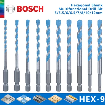 Bosch Hex-9 Multi Bouw Boren Metselwerk Beton Hout Keramische Tegel Boor Multifunctionele Alloy Driehoek boor