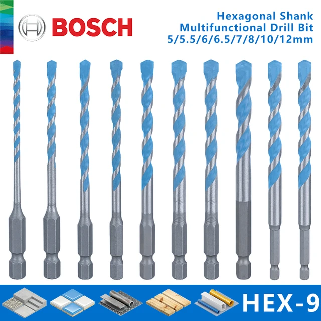 Bosch hex drill bits hotsell