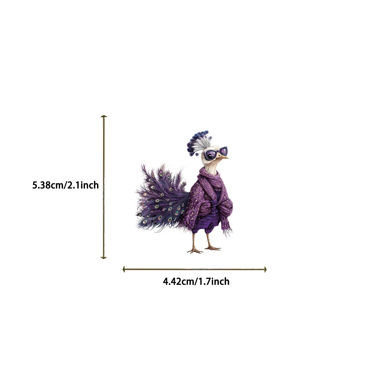 50/100PCS Animal Graffiti Stickers in Purple Clothes Decorate Guitar Notebook Luggage DIY Waterproof Stationery Reward Stickers