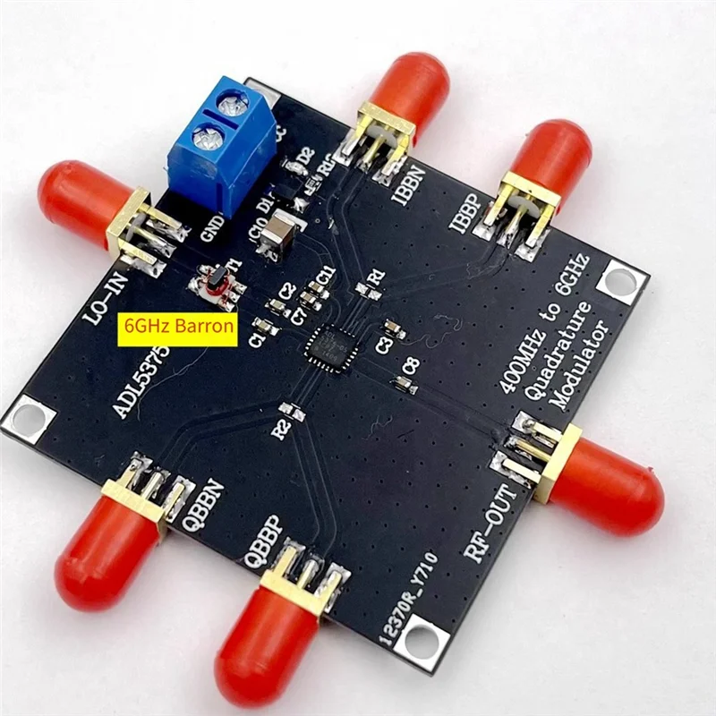 A45U ADL5375 High Performance IQ Modulation Module Broadband Quadrature Modulator Mixer 6Ghz Band With LO Barron
