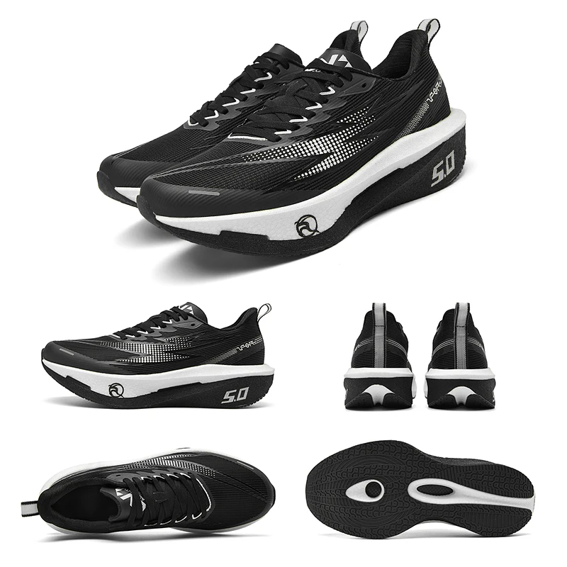 Scarpe da corsa Booster da uomo Ammortizzazione a bolle Assorbimento degli urti e ritorno energetico Scarpe da ginnastica sportive da jogging leggere da donna