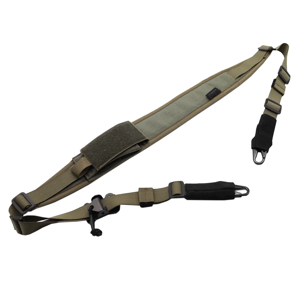 Tactical Modular Rifle Sling Strap Adjustable Length Rifle Shoulder Strap 2 Point /1 Point Gun Sling Airsoft Hunting Accessories