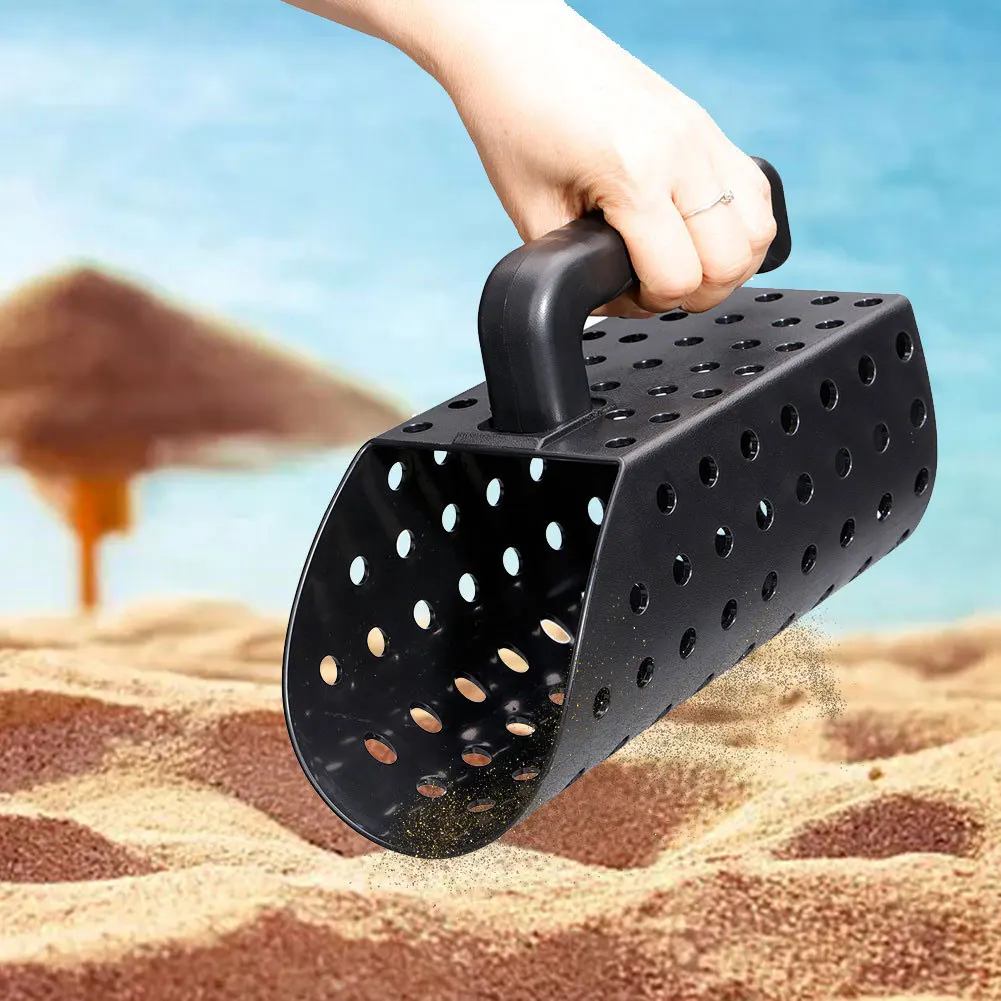 Attrezzo per filtro da scavo in oro da spiaggia pala da spiaggia paletta per sabbia rilevatore di metalli in plastica ABS Set di pale per paletta per sabbia per bambini adulti
