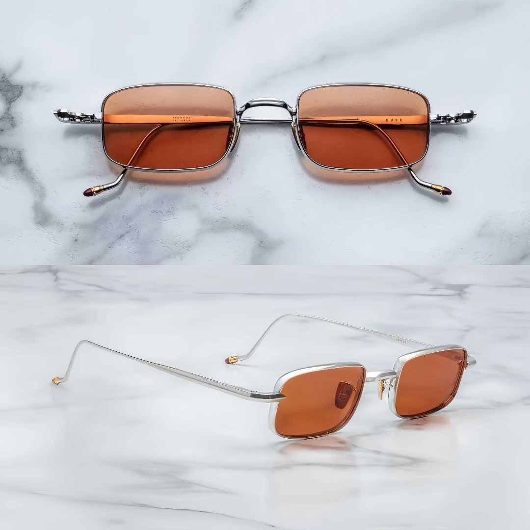 

2025 New Fashion Trend Luxury Vintage JJMM Sunglasses DUSK Ultralight Titanium UV400 Retro Square Style Unisex 3A+ Top Quality