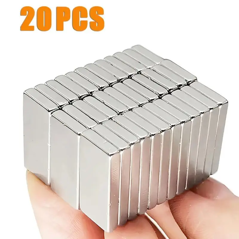 Powerful Self-Adhesive Magnet Square Magnetic Sheets With Double-Sided Pad Rare Earth Neodymium Magnets For DIY Organize Holders