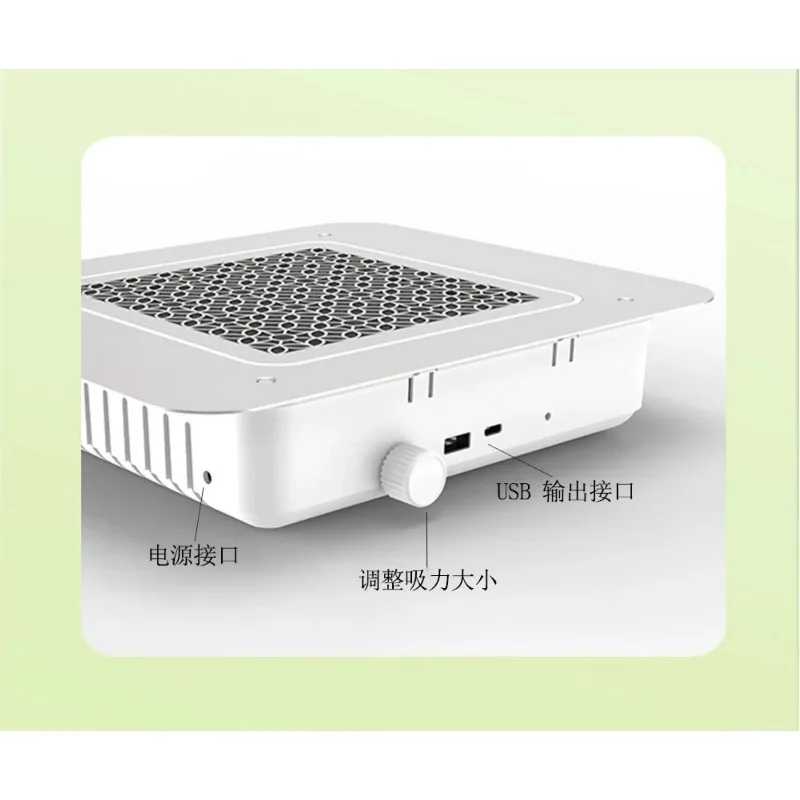 X30 Nail Dust Collector Embedded Turbo Vacuum High Suction Brushless Nail Dust Cleaner