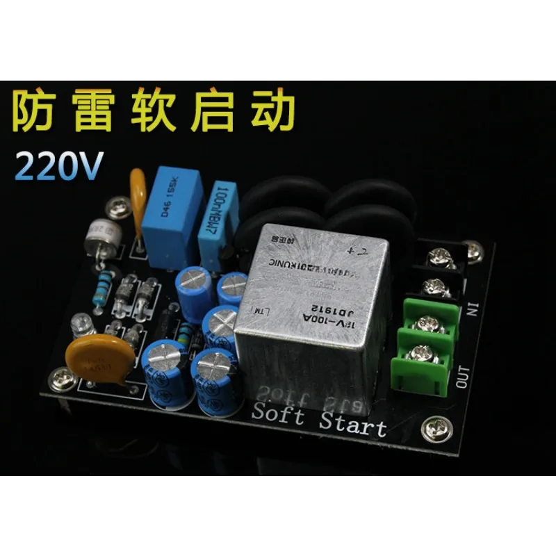 

Lightning Protection 220V Power Supply Soft Start Board High Power 100A High Current Relay