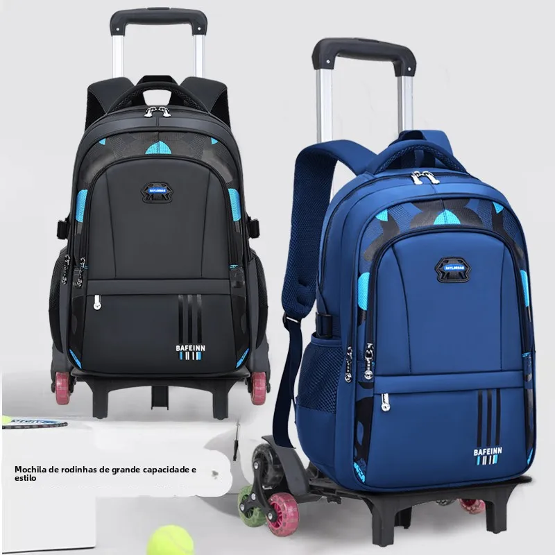 new-large-capacity-double-shoulder-backpack-with-pull-rod-for-2356-grade-students-children-climbing-stairs-bag-primary-school