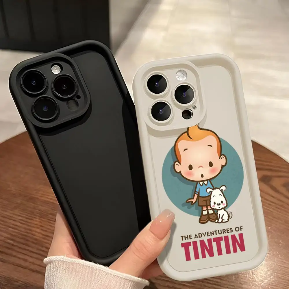 The A-Adventures Of T-Tintins MINISO Phone Case Eye Ladder For Iphone 11 12 13 14 15 16 Pro PLUS PRO MAX