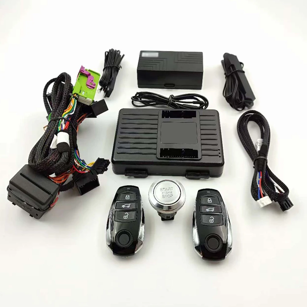 For Touareg 2004 2005 2006 2007 2008 09 Car Add Push Start Stop Remote Engine Start Keyless Entry Keyless Go Kit Car Accessories