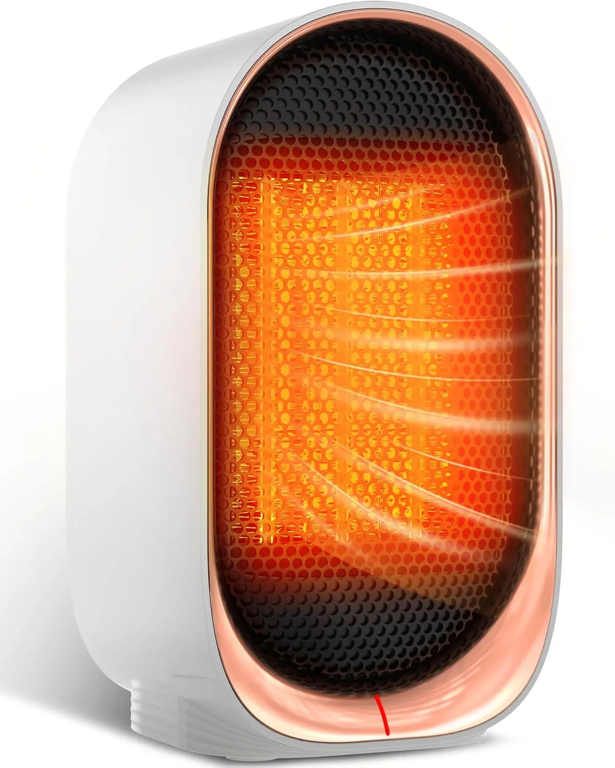 

Портативный обогреватель с функциями безопасности, компактный электрический обогреватель для офиса, спальни, ванной комнаты, для использования в помещении