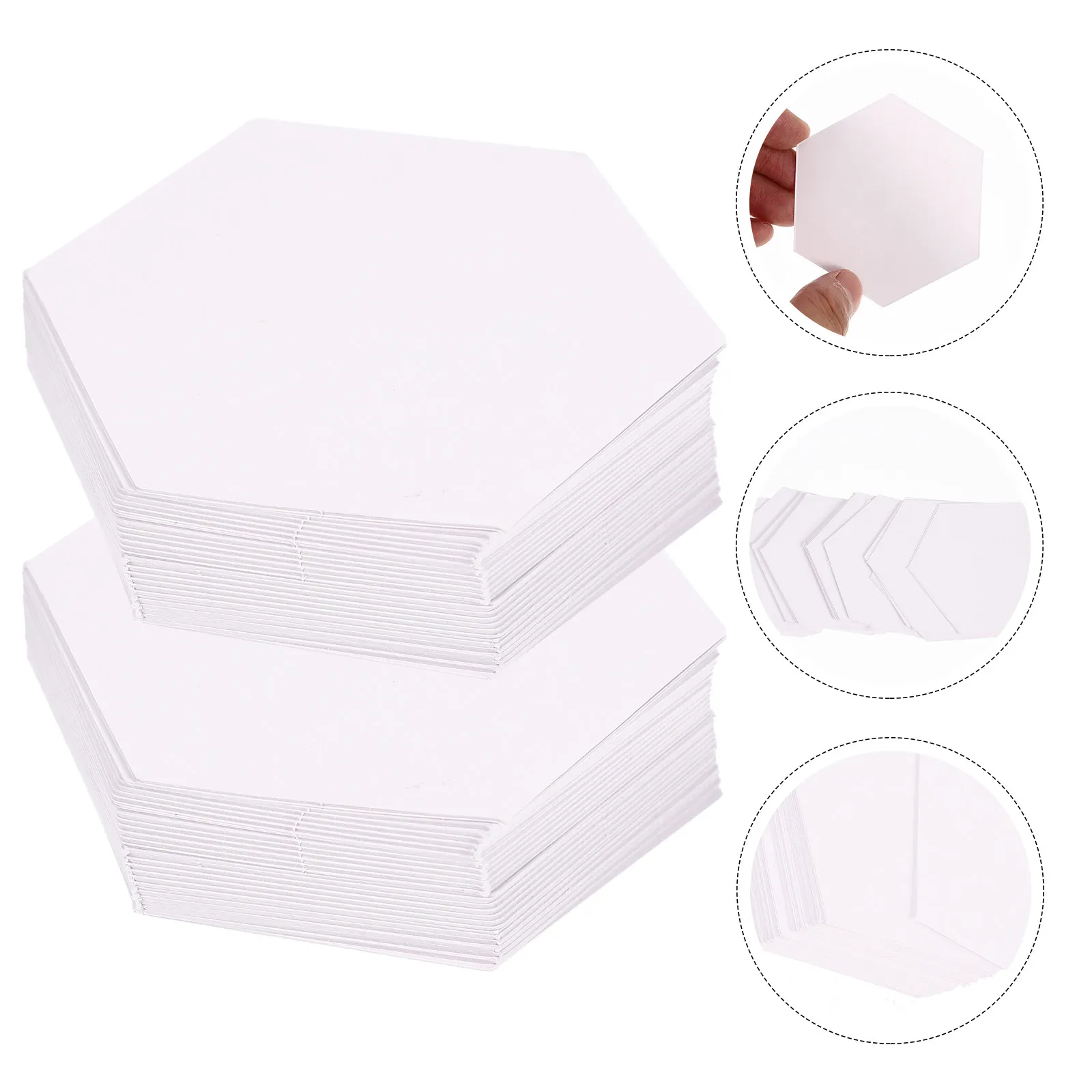 200Pcs Quilting Paper Templates Piercing Molds Lightweight Quilting Crafting Tools for Sewing Patchwork DIY Sewing Paper Mold