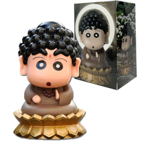 10CM Anime Crayon Shin-chan cos Lord Buddha Cute Anime Action Figure Hobbies Toys  Japanese Dolls