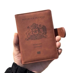 Chile Passport Holder Men Women Fashion The Republic of Chile Passport Cover Travel Wallet Card Holder