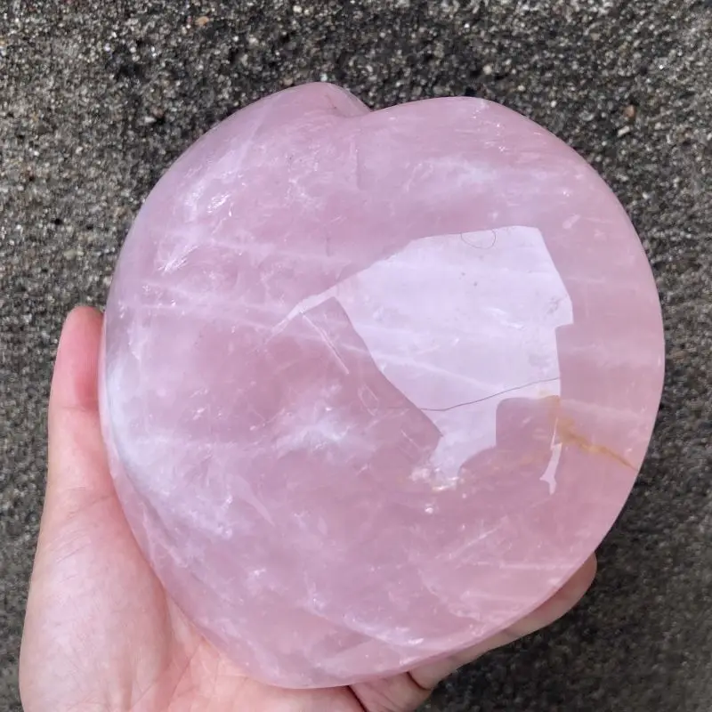 Big Rose Quartz Hea… - image