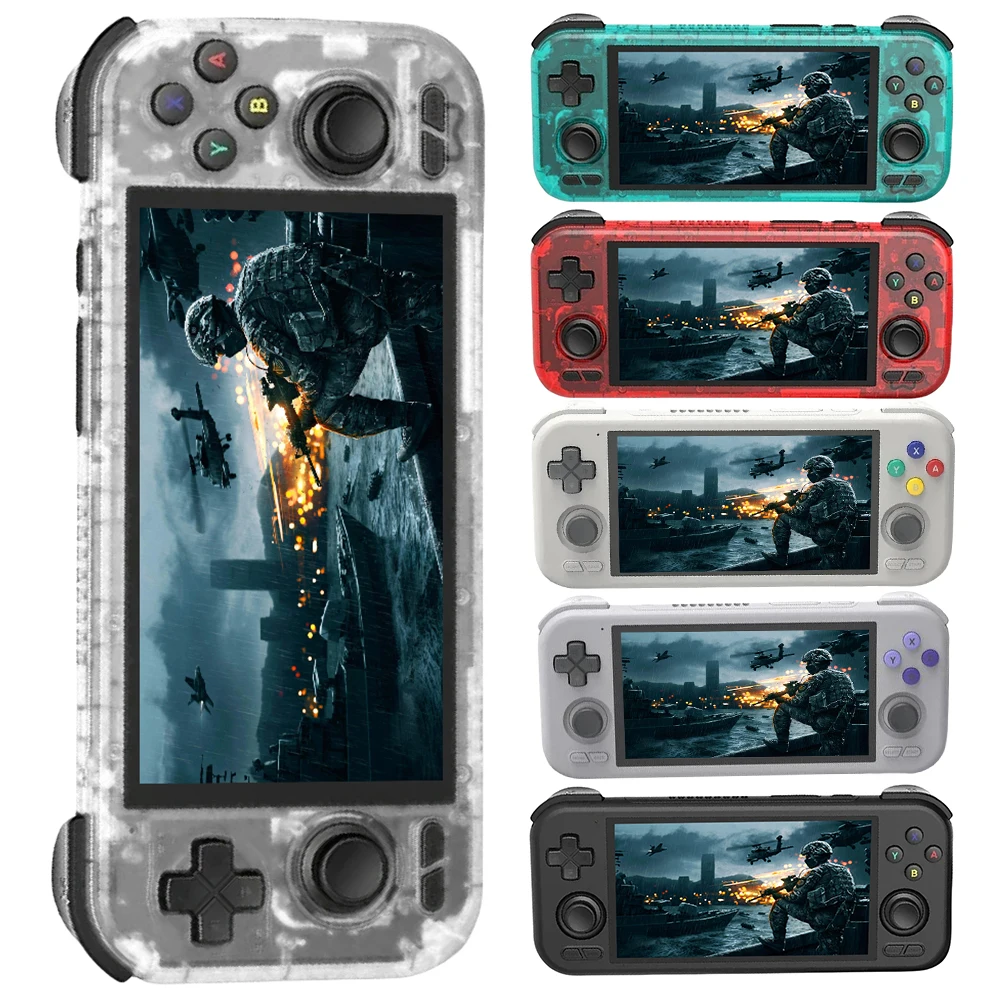 

Retroid Pocket 4Pro Android Handheld Game Console 4.7Inch Touch Screen Retro Handheld Game Console Handheld Game Station Console