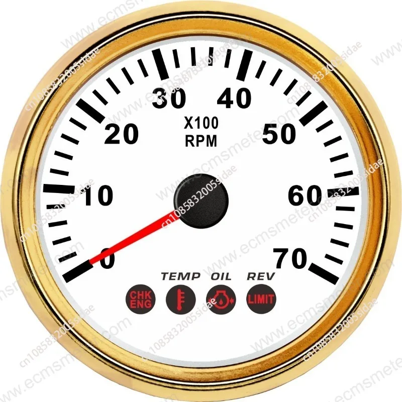 Pointer Tachometer 7000 RPM Alarm Light Modified Car Marine For Racing Boat Vehicle Dashboard