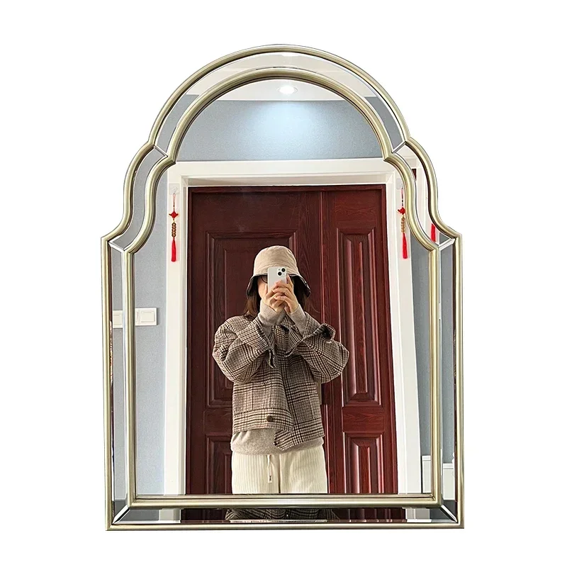 Nordic Light Luxury Arch Mirror - Original Design Vanity Mirror, Sanitary Wall Decor for Home