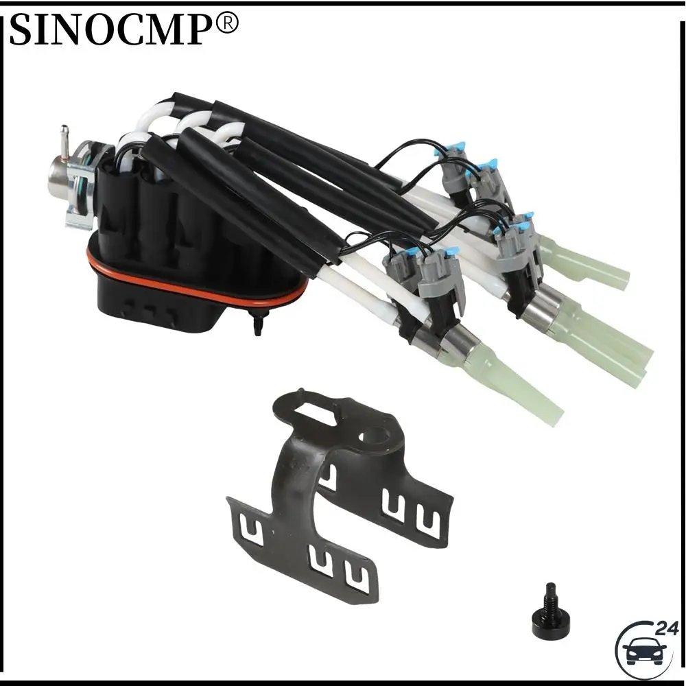 

FJ503 12568332 Fuel Spider Injector With Bracket For Chevrolet Astro Blazer C1500 Pickup Express P30 Silverado GMC Jimmy Savana