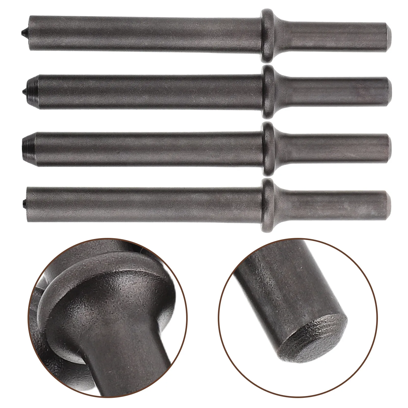 

Набор из 4 пневматических зубил для пневматического молотка, для металлообработки, сглаживания, точной обработки, портативный, легкий, надежный, с длительным сроком службы