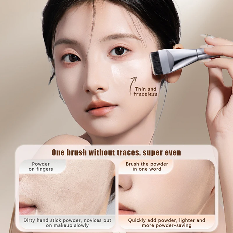 Brosse applicateur de masque Facial à Double extrémité, avec cuillère, cheveux plats et doux, nettoyage du visage, soins de la peau, maquillage, outil de beauté, spatule cosmétique