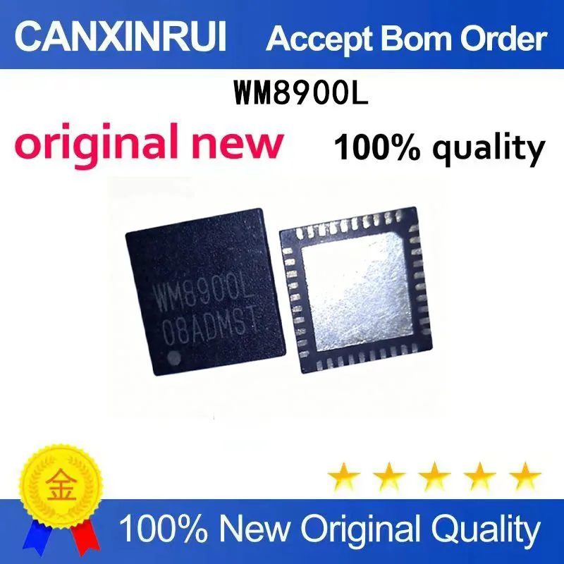

(5-100 Pieces) New stock WM8900L QFN WM8900LGEFK/RV