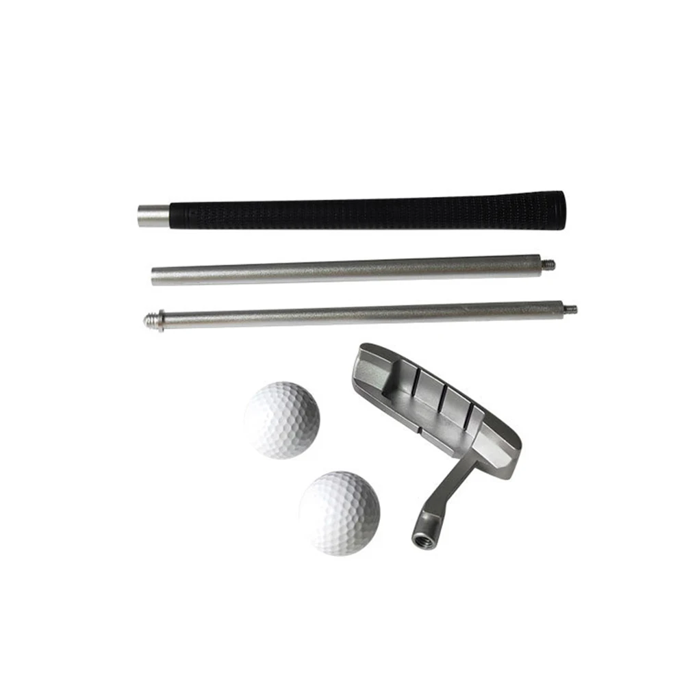 

3 Pcs Golf Putter Set Detachable Push Rod Aluminium Alloy Fine Workmanship Sports Kit Right H Putter Enthusiasts Gift Driving