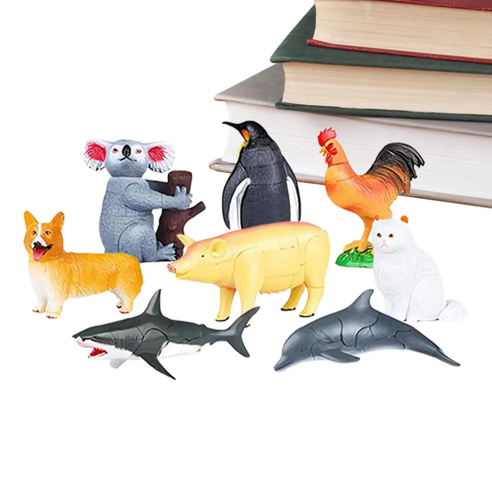 Juguetes de montaje, modelos realistas 3D, juego DIY, rompecabezas educativo de animales para niño, Navidad, cumpleaños, aula, fiesta de viaje de Pascua