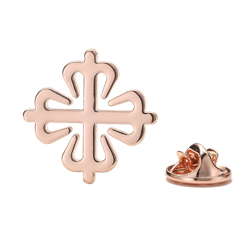 Men's brooch Copper material high-end brand crystal crown rose design suit coat lapel pin women's backpack hat scarf badge