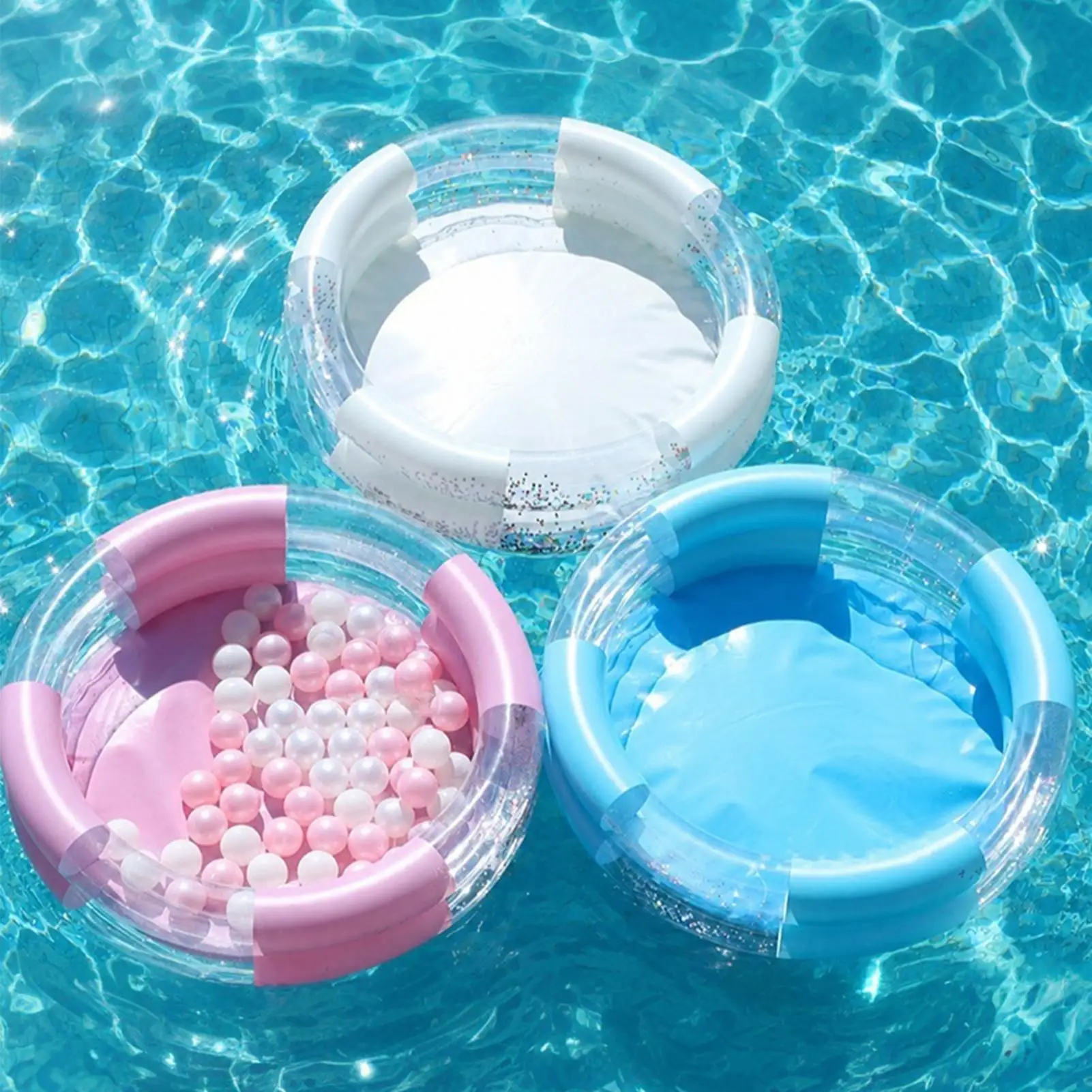 Kids Pool Swimming Water Play Backyard Blow Up Inflatable Toys Mini Pool For Kids For Garden Indoor Outdoor Water Game Play