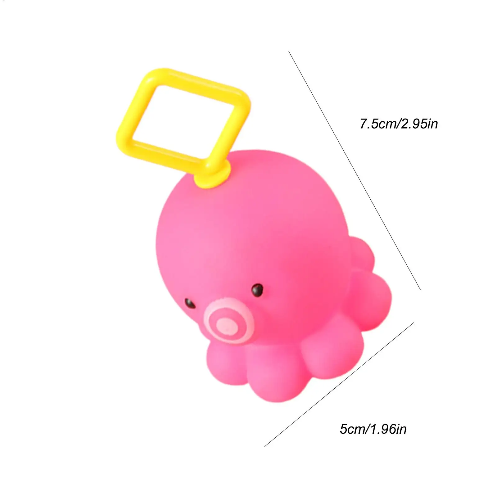 20 stks/set Kids Drijvend Badspeelgoed Mini Zwemmen Ringen Rubber Gele Eenden Visnet Wassen Zwemmen Speelgoed Water Fun zwembad speelgoed