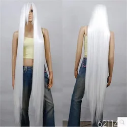 wholesale 150cm Extra Long White Cosplay Wig - 60 inch High Temp - Cosplay +Wig