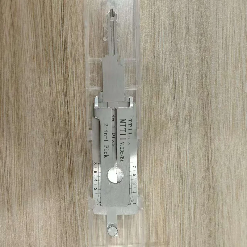 

MIT11 2 IN1 декодер ключей из нержавеющей стали, ручной инструмент, уплотнительное кольцо, крючок, слесарные инструменты DR и BT для MITSUBISHI