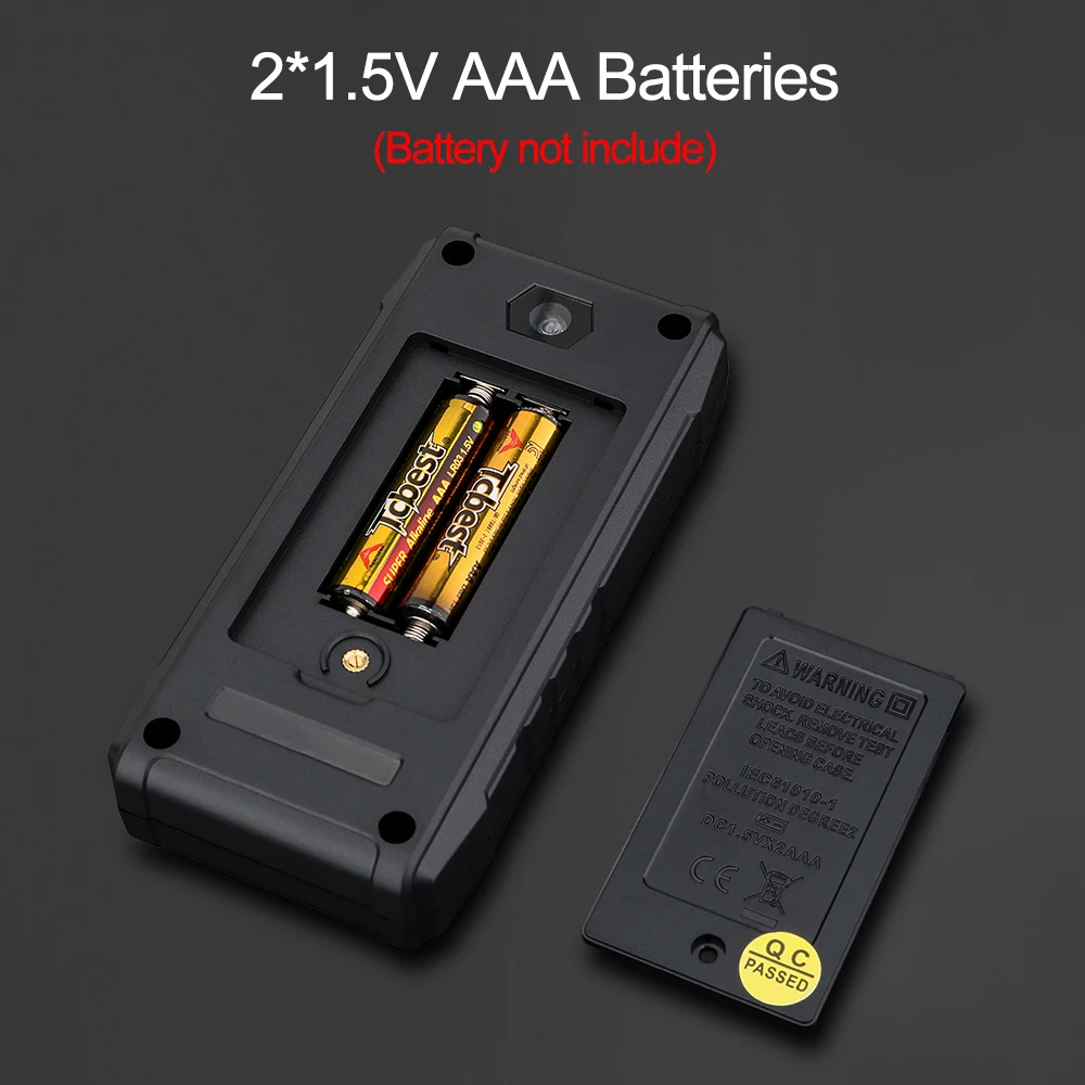 Gvda โวลต์มิเตอร์มัลติมิเตอร์แบบดิจิทัลอัตโนมัติ DMM, เครื่องวัดแรงดันไฟฟ้าแบบ RMS AC DC NCV OHM มิเตอร์วัดกระแสไฟมัลติมิเตอร์4000ตัวนับอัจฉริยะ